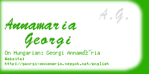 annamaria georgi business card